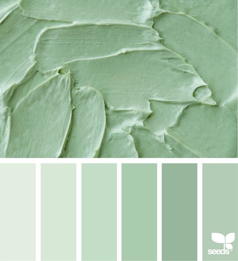 Frosted Tones Nursery Mint Green, Mint Green Color Palette, Mint Color Schemes, Mint Color Palettes, Color Thesaurus, In Color Balance, Inspiration Color Palettes, Mood Board Living Room, Seeds Color