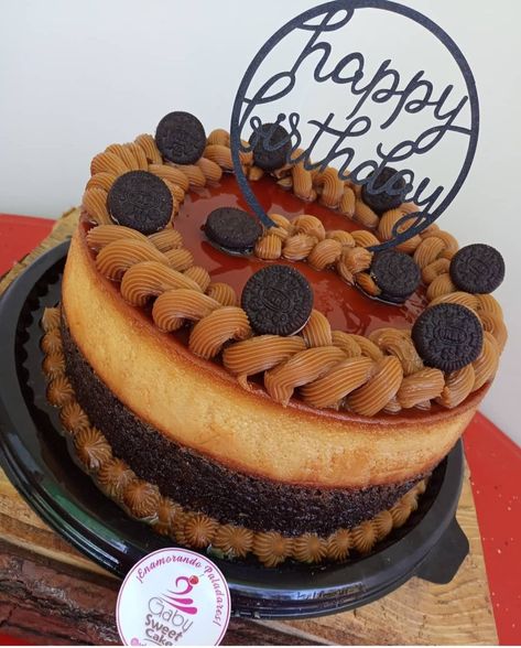 Chocoflan Cake, Mini Oreos, Chocolate Flan, Flan Cake, Caramel Pudding, Gourmet Cakes, Mexican Dessert, Cake Flavors, Birthday Cake Decorating