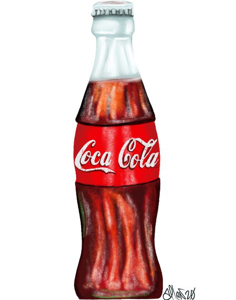 Coke is It digital drawing Coke Drawings Easy, Coke Can Drawing, Coke Drawings, Coke Bottle Drawing, Coke Illustration, Diet Coke Drawing, Coke Cola, Coca Cola Bottle, Art Drawings Simple