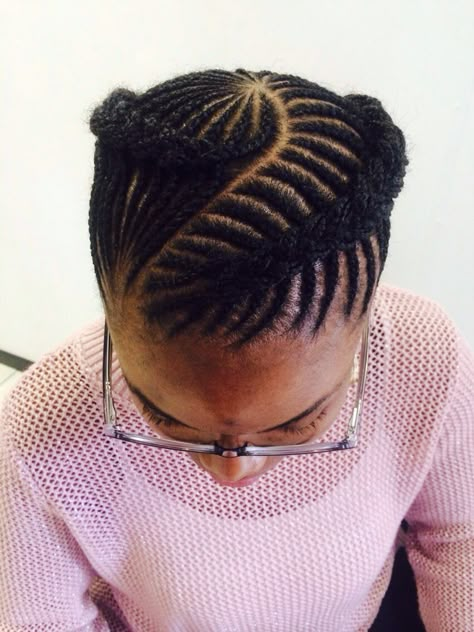 Cornrows Natural Braided Hairstyles Cornrow, Fishbone Braids For Black Women, Two Cornrows Braids For Black Women, Freehand Hairstyle For Black Women, Afro Twists, Free Hand Hairstyles, Fishbone Hairstyle, Plaits Braids, Cornrows Hair