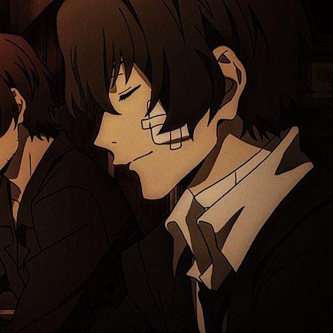 Anime icon Dazai Dark, Bungo Stray Dogs Anime, Dark Era, Silly Goober, Osamu Dazai, Dazai Osamu, Manga Anime One Piece, Bongou Stray Dogs, Stray Dogs Anime