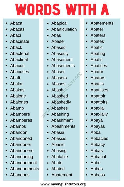 Words That Start With A, Scrabble Tips, English Kindergarten, Word English, Comma Rules, A Words, Scrabble Words, Ielts Preparation, Scrabble Game