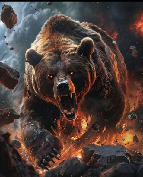 Hi Friends Some Surprise able Thing is waiting for you. Beorn Hobbit, Tattoo Nike, Beer Tattoo, Grizzly Bear Tattoos, Most Dangerous Animals, Cute Tattoo Ideas, Bear Tattoo Designs, Bear Decal, Bear Artwork