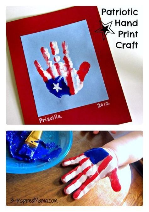 Handprint Flag, Usa Crafts, Labor Day Crafts, Flag Etiquette, American Flag Crafts, July Activities, Veterans Day Activities, Patriotic Kids, Poppy Craft