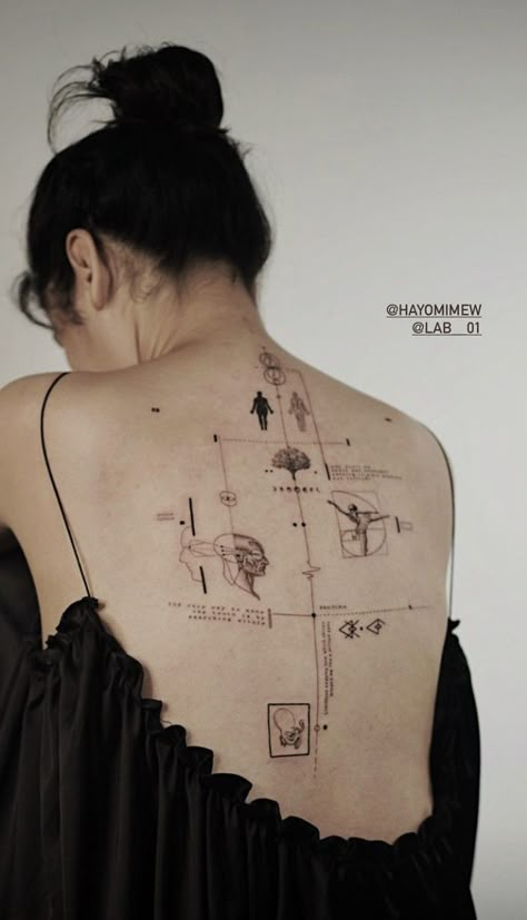 Microrealism Tattoo Women, Physics Tattoos, Acab Tattoo, Shen Long Tattoo, Microrealism Tattoo, Universe Tattoo, Torso Tattoos, Tattoo Themes, Theme Tattoo