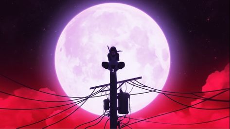 Steam Workshop::Itachi Moonlight Naruto, Computer, Moon, Red, Anime