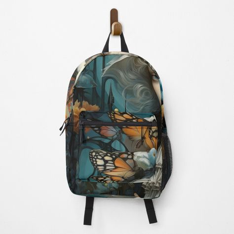 Get my art printed on awesome products. Support me at Redbubble #RBandME: https://www.redbubble.com/i/backpack/Hat-titude-Charm-Portrait-of-a-Girl-by-X4eArtist/155709189.K1KHE?asc=u Backpack Ideas, Adventure Essentials, Urban Backpack, Trendy Backpacks, Girl Backpacks, Travel Companion, Travel Bags, Backpack Bags, A Girl