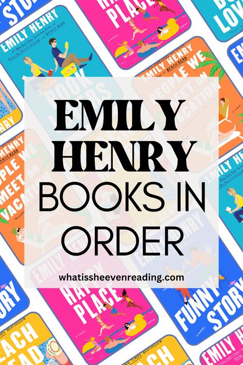 What order should you read Emily Henry Books in? Click to find an complete overview of all of Emily Henry books and what order should you really read them all in Book Lovers Emily Henry, Emily Henry Aesthetic, Emily Henry Books, Emily Henry, Book Baskets, Book Shelves, Easy Reading, Book Worm, Reading Recommendations