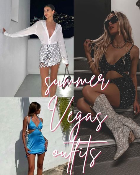 Vegas Outfit Ideas Summer 2023, Summer Casino Outfit, Club Outfits Vegas, Outfits For Vegas In September, Las Vegas Going Out Outfits, Vegas Outfit 2023, Las Vegas Outfit Night Out, Vegas Looks Outfits Night Out, What To Wear In Las Vegas In Summer