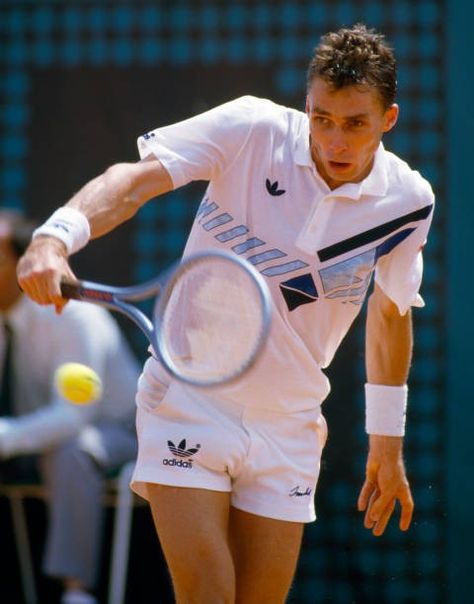 Concept Moodboard, Ivan Lendl, French Open Tennis, Jimmy Connors, John Mcenroe, Tennis Legends, Lawn Tennis, Tennis Championships, Adidas Tennis