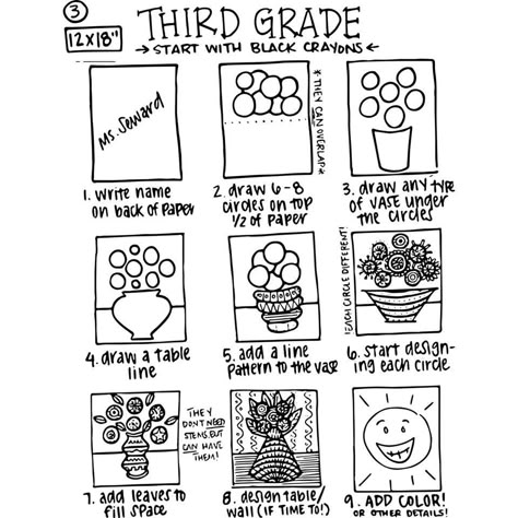 Third grade sub plans 3rd Grade Art Show Projects, Elementary Art Printables, Elementary Art Sub Lessons, 3rd Grade Drawing, Art Sub Plans Elementary, Elementary Art Sub Plans, Third Grade Art Projects, Art Substitute Plans, 3rd Grade Art Lessons