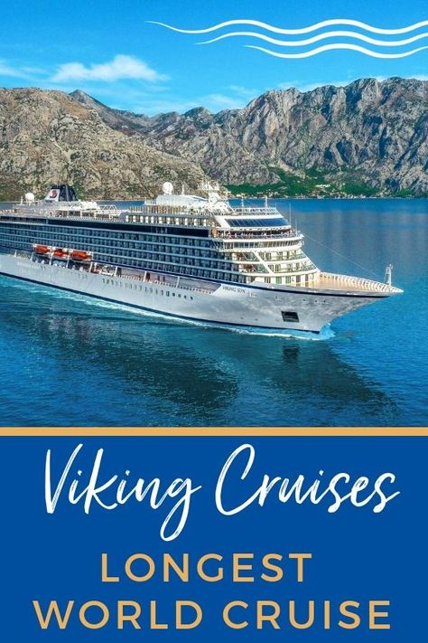 Viking Cruises Sets Sail on the Longest World Cruise. Have you ever dreamed about seeing the world one port at a time? Now is your chance on this 245-day world cruise on Viking Sun. #cruise #worldcruise #VikingCruises #eatsleepcruise Dream Manifestation, Uganda Travel, Cruise Ideas, Cruise Pictures, Viking Cruises, Packing List For Cruise, World Cruise, Cruise Excursions, Ocean Cruise