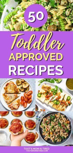 50 Toddler Approved Recipes for the Whole Family - Toot's Mom is Tired Tots Recipes, Toddler Dinner Recipes, Toddler Picky Eater, Toddler Dinner, Recipes For The Whole Family, Picky Eaters Kids, Toddler Lunches, Healthy Toddler Meals, Recipes For Kids