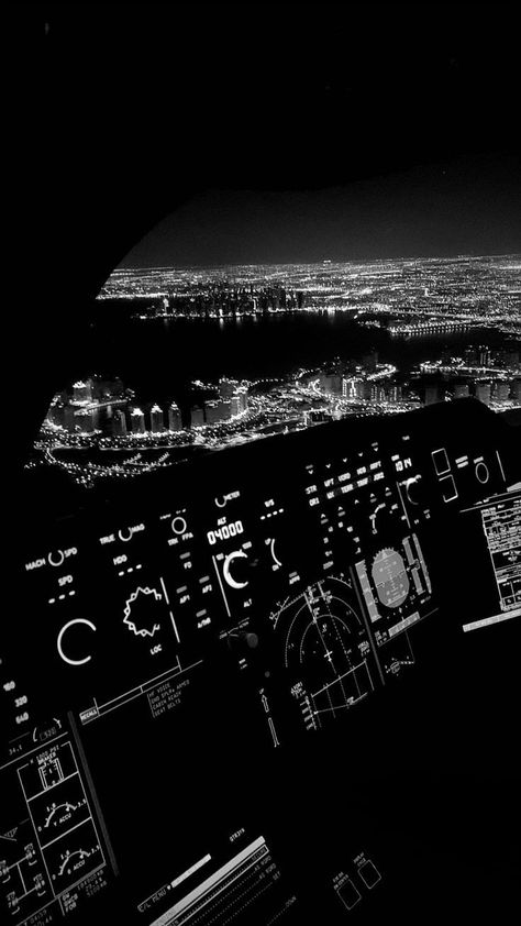 Pilot Wallpaper Airplane Iphone, Cockpit Aesthetic Wallpaper, Airplane Black And White Aesthetic, Wallpaper For Pilot, Aircraft Aesthetic Wallpaper, Black Airplane Wallpaper, Airliner Wallpaper, Cockpit Wallpaper Iphone, Black Plane Wallpaper