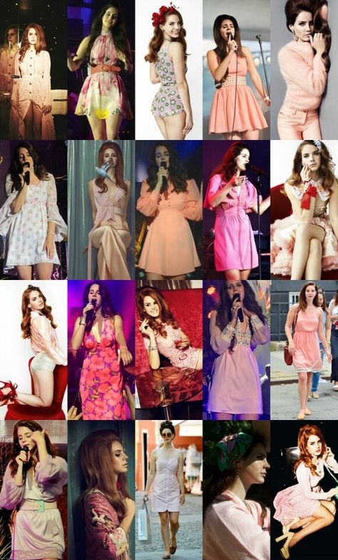 Lana Del Rey in pink *･゜ﾟ･* @x_l1bby_x *･゜ﾟ･* Lana Del Rey Pink Dress, Lana Del Rey In Pink, Lana Del Rey Dresses, Lana Honeymoon, Lana Del Rey Looks, Lana Del Rey Style, Life Like A Movie, Lana Del Rey Outfits, Lizzy Grant