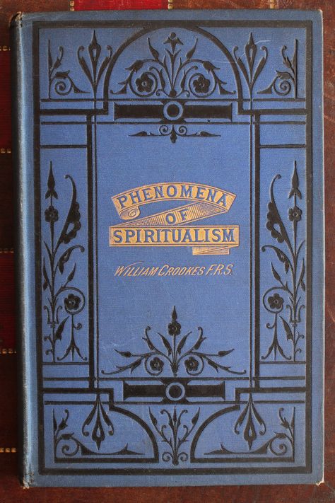 Antique 19th-century supernatural/gothic/spiritual/ghost book (1874) sold at: www.SpencerBros.co.uk. Antiquarian / Victorian / books do furnish a room / gentleman's library / interior design / home furnishings / decor / study / spooky / weird / bizarre / curiosity / historical / English / era / period / style / design / fashion. Home Library Victorian, Library Victorian, Horror Book Covers, Gothic Books, Ghost Books, Victorian Books, Book Cover Illustration, Vintage Book Covers, Beautiful Book Covers