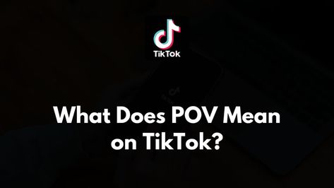 What does POV mean on TikTok? A guide to the viral trend Check more at https://syakaihoken-web.com/what-does-pov-mean-on-tiktok-a-guide-to-the-viral-trend/ What Does Pov Mean, Viral Trend