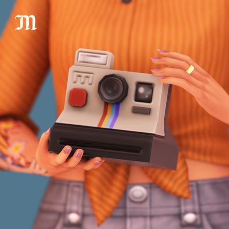 Simmify Instant Camera | myshunosun on Patreon Sims 4 Polaroid Camera, Myhunosun Sims 4, Polaroid Sims 4 Cc, Ts4 Camera Mod, Sims 4 Polaroid Mod, Sims 4 Functional Camera, Camera Mod Sims 4, Camera Cc Sims 4, Sims 4 Cc Polaroid Pictures