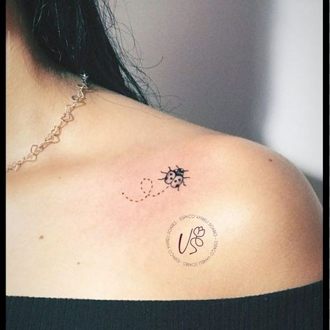 Dainty Ladybug Tattoo Black, Ladybug Tattoo Ideas Black, Matching Ladybug Tattoos, Tiny Ladybug Tattoo Simple, Simple Ladybug Tattoo, Ladybug Tattoo Black And White, Dainty Ladybug Tattoo, Cute Ladybug Tattoo, Small Ladybug Tattoo