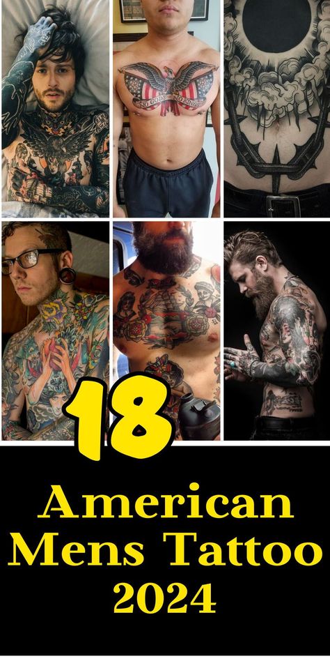 Discover the top men's American tattoos for 2024. Celebrate your patriotism with flags, eagles, and traditional symbols expertly inked into your skin Patriotic Tattoos Sleeve, American Traditional Tattoos Men, Patriotic Tattoos For Men, American Eagle Tattoo, Traditional Tattoo Man, Nautical Tattoo Sleeve, Men's Tattoo, Men's Tattoos, Patriotic Tattoos