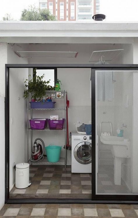 Outdoor Laundry Rooms, Drying Room, Tiny Laundry Rooms, Laundry Room Layouts, Laundry Design, Small Laundry Rooms, Small Laundry Room, Small Laundry, Bathroom Ideas Modern