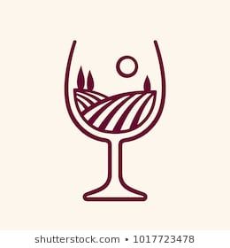 Wine+logo Images, Stock Photos & Vectors | Shutterstock Wine Logo Design, Winery Logo, Vineyard Landscape, Wine Icon, Food Art Painting, Wine Logo, Food Art For Kids, Food Art Photography, Wine Tourism