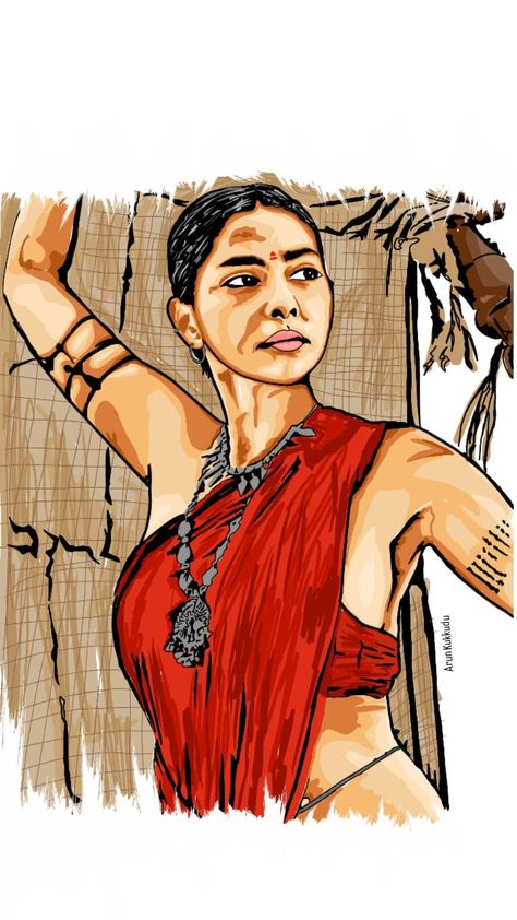 Tamil Malayalam heroine Vector art Ponniyan Selvan, Aishwarya Lekshmi, Ponniyin Selvan, Movie Illustration, Figure Sketches, Actors Illustration, Picsart Png, Abstract Pencil Drawings, Cute Movie Scenes