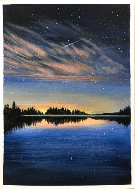 night painting acrylic, night lake, sunset lake painting, acrylic painting, angeli sense, painting, easy, satisfying, lake painting tutorial, relaxing, lake painting, abstract, sunset lake acrylic painting, abstract painting, demonstration, star painting, night painting, abstract painting tutorial, abstract painting easy, drawing, acrylics, color painting, how to painting, how to drawing, acrylic, for beginners, asmr, asmr painting, 그림,絵描き, 趣味美術, acrylic paper painting, 壓克力畫, Wow art Lake Acrylic Painting, Beginners Landscaping, Night Lake, Relaxing Nature, Painting Night, Paint Nite, Lake Painting, Painting For Beginners, Lake Art