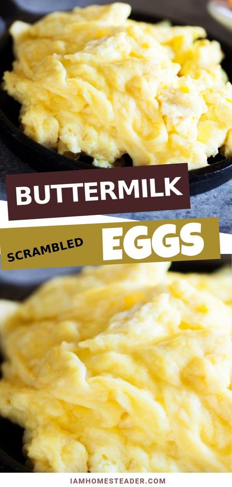 I Am Deserving, Make Buttermilk, Make Your Own Buttermilk, Ways To Cook Eggs, Scrambled Eggs Recipe, How To Make Buttermilk, Avocado Toast Egg, Eggs Breakfast, Buttermilk Recipes