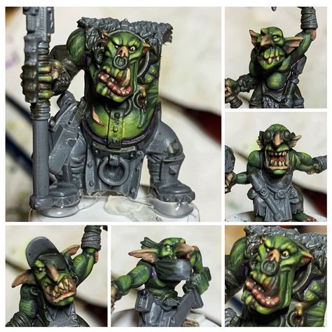 Monica Ureche on Instagram: “New greenskins 🍏 . . . . #dnd #warhammer #warhammer40k #warhammerpainting #ageofsigmar #orkboyz” Gretchin 40k, Greenskins Warhammer, Dnd Warhammer, Age Of Sigmar, Warhammer 40k, Master Chief, Fictional Characters, On Instagram, Quick Saves