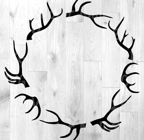 Deer Antlers SVG deer head deer clipart antler svg deer | Etsy Deer Chalkboard Art, Deer Svg Free, Deer Design Logo, Elk Svg, Elk Horns, Antler Svg, Deer Stencil, Elk Silhouette, Deer Decal