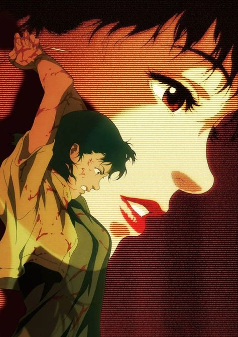 By kon satoshi on Danbooru Satoshi Kon, Blue Anime, Perfect Blue, Blue Poster, Old Anime, Anime Wall Art, Manga Covers, 90s Anime, Cool Posters