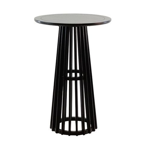 Estelle Cocktail Table - Black Black Home Furniture, Casino Decor, Modern Cocktail Tables, Community Table, Modern Cocktail, Round Cocktail Tables, White Side Tables, Grazing Tables, White Florals