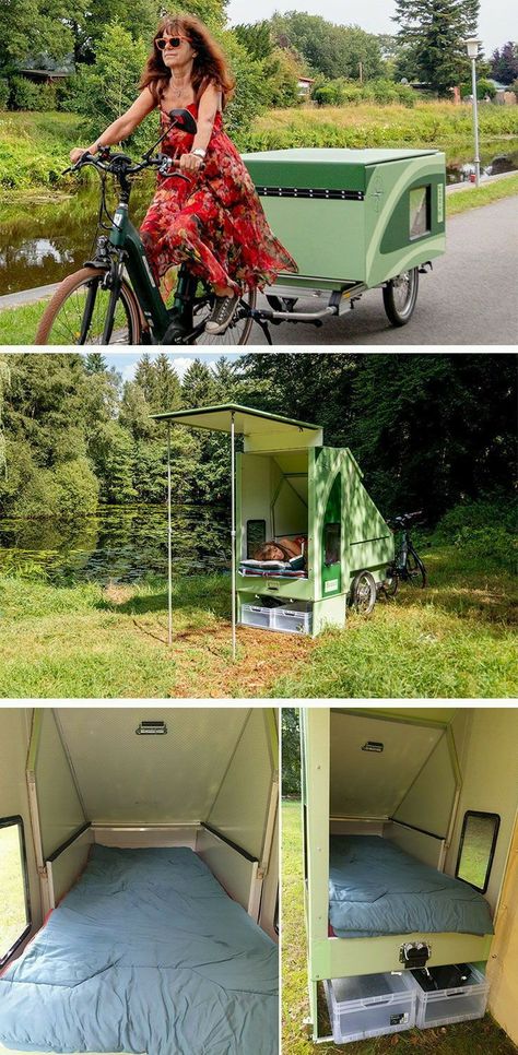 Foldable Trailer, Caravan Vintage, Auto Camping, Bike Camping, Lake Food Ideas Summer, Food Ideas Summer, Lake Food Ideas, Summer Corn, Boat Food