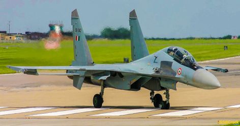 According to the Indian Air Force, a Sukhoi Su-30MKI fighter jet on Monday had to engage an arrester barrier to halt the aircraft due to the pilots’ insufficient deceleration caused by a technical issue. Book... Prepare for CDS, NDA, AFCAT and More at www.ssbcrackexams.com Indian Airforce Wallpapers Hd, Indian Fighter Planes, Air Force Wallpaper, Sukhoi Su 30, Indian Airforce, Battle Of Stalingrad, Jet Fighter Pilot, Hd Wallpapers For Laptop, Indian Air Force