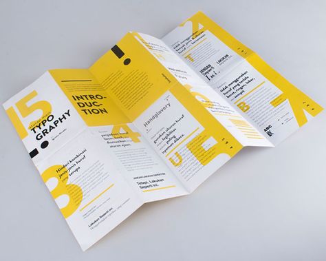 35 Creative Examples of Typographic Brochure Designs – Bashooka Brosure Design Creative, University Brochure Design Creative, Folding Brochure Design, Typography Brochure Design, Digital Brochure Design, Graphic Design Brochure Layout, Typography Brochure, Brochure Typography, Brochure Design Layouts