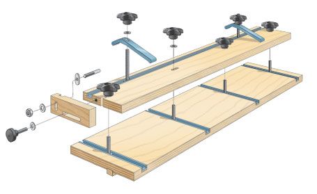 Table Saw Tapering Jig, Build Table, Home Made Table Saw, Taper Jig, Woodsmith Plans, Wood Jig, Best Circular Saw, Woodworking Table Saw, Table Saw Jigs