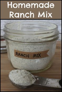 Homemade Ranch Mix, Homemade Dry Mixes, Diy Mixes, Ranch Mix, Dry Mixes, Hidden Valley Ranch, Homemade Mixes, Spice Mix Recipes, Ranch Recipe