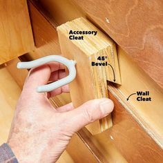 How to Build a French Cleat Tool Storage Wall | Family Handyman Diy French Cleat, French Cleat Storage, Tool Wall Storage, French Cleat System, Tool Storage Diy, Hanger Diy, French Cleat, Garage Storage Organization, Boutique Interior