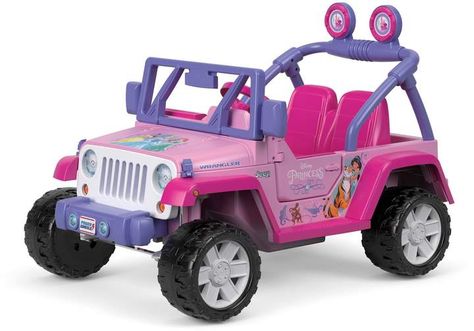 Fisher-Price Power Wheels Disney Princess Jeep Wrangler in Pink #toddlergirl, #fisherprince, #buybuybaby, #promotion Power Wheels Jeep, Power Wheels, Jojo Siwa, Ride On Toys, Preschool Kids, Fisher Price, Sunny Day, Jeep Wrangler, Nickelodeon