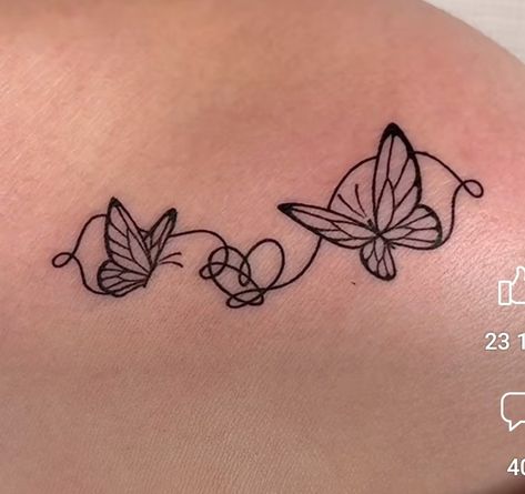 Sternum Tattoo Butterfly, Behind The Elbow Tattoo, Meaningful Butterfly Tattoo, Dr Tattoo, Butterfly Tattoos On Arm, Simple Arm Tattoos, Cute Simple Tattoos, Basic Tattoos, Elbow Tattoos