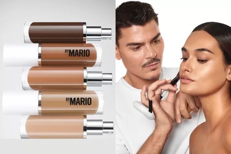 Mario Foundation, Foundation Color Match, Makeup By Mario, Foundation For Dry Skin, Silver Makeup, Best Primer, About Makeup, Unique Makeup, Foundation Colors