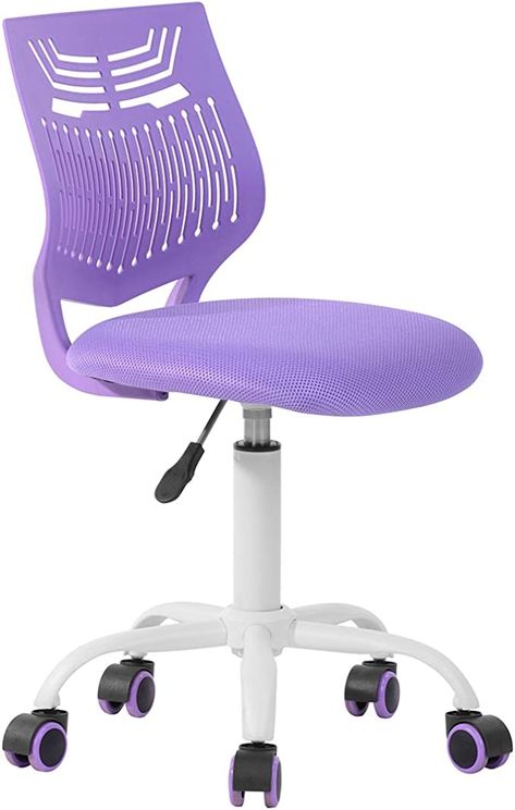 Kids Office Chair, Kids Study Chair, Office Purple, Purple Desk, Rolling Chair, Chair Desk, Swivel Chair Desk, Study Chair, Kids Desk Chair