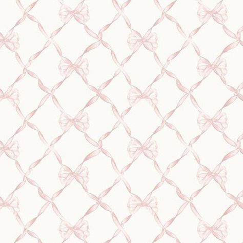 Search AST4114 LoveShackFancy Baby Bow Faded Primrose Ribbon Trellis Faded Primrose A-Street Prints Wallpaper Loveshackfancy Wallpaper, Primrose Wallpaper, Fabulous Wallpaper, Whimsical Theme, Bow Wallpaper, Pink Bows, Baby Bow, Ribbon, Square