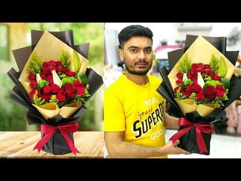 How to Wrap a Bouquet in Paper for a Professional Look How To Make A Flower Bouquet, Wrap A Bouquet In Paper, Stargazer Bouquet, Wrap A Bouquet, Wrap Bouquet, Dream Flower, Flower Boquet, Diy Bouquet Wrap, Bouquet Box