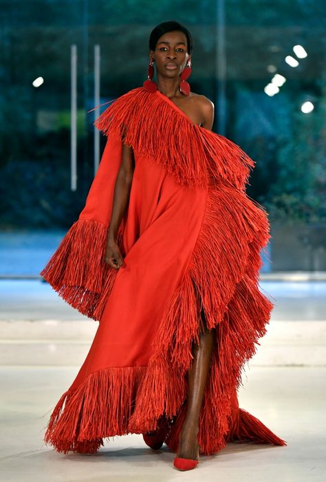 Fancy Short Dresses, Diva Dress, African Inspired Clothing, Fringe Fashion, Stephane Rolland, Viktor Rolf, Alexandre Vauthier, Couture Week, Fringe Dress