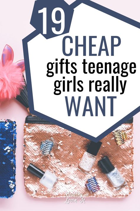 Here are some cheap Christmas or birthday gift ideas for a teenage girl! Many of these top gifts are under $10. Whether your girl is turning 13 or 18, there is something here she will love! These are cool enough and unique enough to please a teenager, but they are also very inexpensive. I have already bought #2 for my daughter and #9 for myself!! #HealthyandLovinIt #giftsforteens #cheapgiftsideas Gifts 13 Girl, Unique Gifts For Teenage Girl, Birthday Gift For Myself, Birthday Gift Ideas For Myself, Christmas Gifts For 13 Girl, Diy Gifts For Teenage Girl, Christmas Gift For Teenage Girl, Birthday Gifts For Myself, Birthday Gift Ideas For Teenage Girl