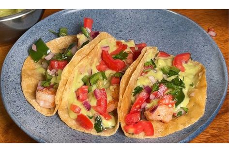 Welcome to another culinary experience in my Kookio Cooking Journey! Today, I will share a recipe I made from the fruit of the sea: Shrimps. I will cook them and turn them into the irresistible world of Bronzed Shrimp Tacos with Avocado Crema. Tacos are just delicious. Growing up, tacos were always there for me, making my days better! So I wanted to cook some tacos myself and share my experience. So, get ready for a flavor-packed journey!

Preparing the Shrimp:




First things first, I defr Bronzed Shrimp Tacos, Tacos With Avocado, Tiger Shrimp, Avocado Crema, Marinated Shrimp, Kamado Joe, Cotija Cheese, Family Dinner Ideas, Culinary Experience