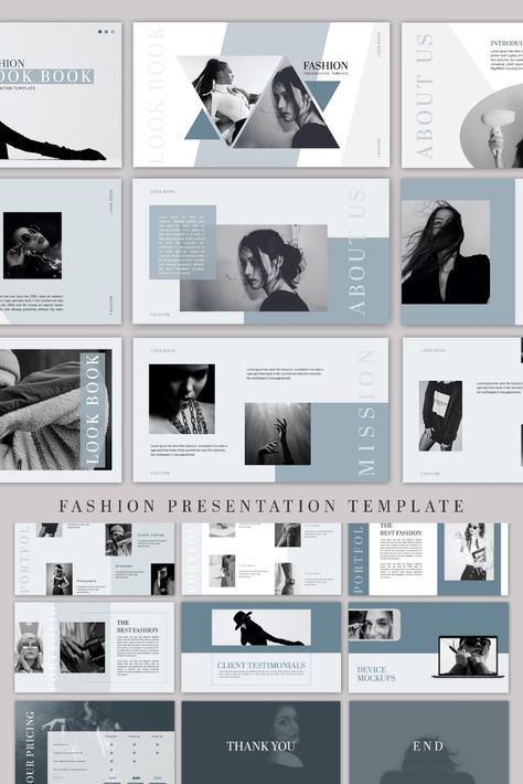 Fashion LookBook Presentation Template PowerPoint Template Fashion Powerpoint, Fashion Presentation Design, Fashion Presentation, Fashion Presentation Layout, Fashion Deck Presentation, Luxurious Presentation Layout, Fashion Presentation Template, Fashion Collection Presentation Layout, Fashion Powerpoint Template