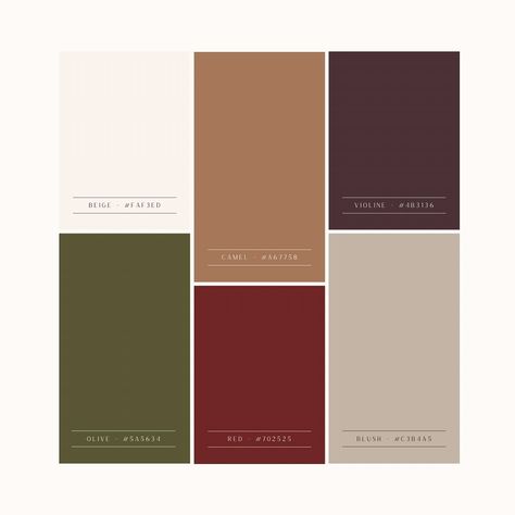 Palette de couleurs tendances pour cette rentrée automnale 2024 ! ✨ Des tons neutres de beige et de camel mêlés à une touche d’originalité et de profondeur avec des couleurs plus vives comme le vert olive un incontournable qui ne cesse de nous séduire, le rouge sombre et le violine qui n’avait pas fait parlé d’elle depuis longtemps. Sans parler des textures qui accompagnent ces jolies couleurs : le daim, le lin, ainsi que le velours et le gaze de coton. Le tout dans une ambiance profondé... Olive Green Rust Color Palette, Green Brown Tan Color Scheme, Artichoke Color Palette, Rust Palette Color, Colors To Pair With Olive Green, Olive Color Palette, Olive Green Color Palette, Olive Palette, Taupe Color Palettes